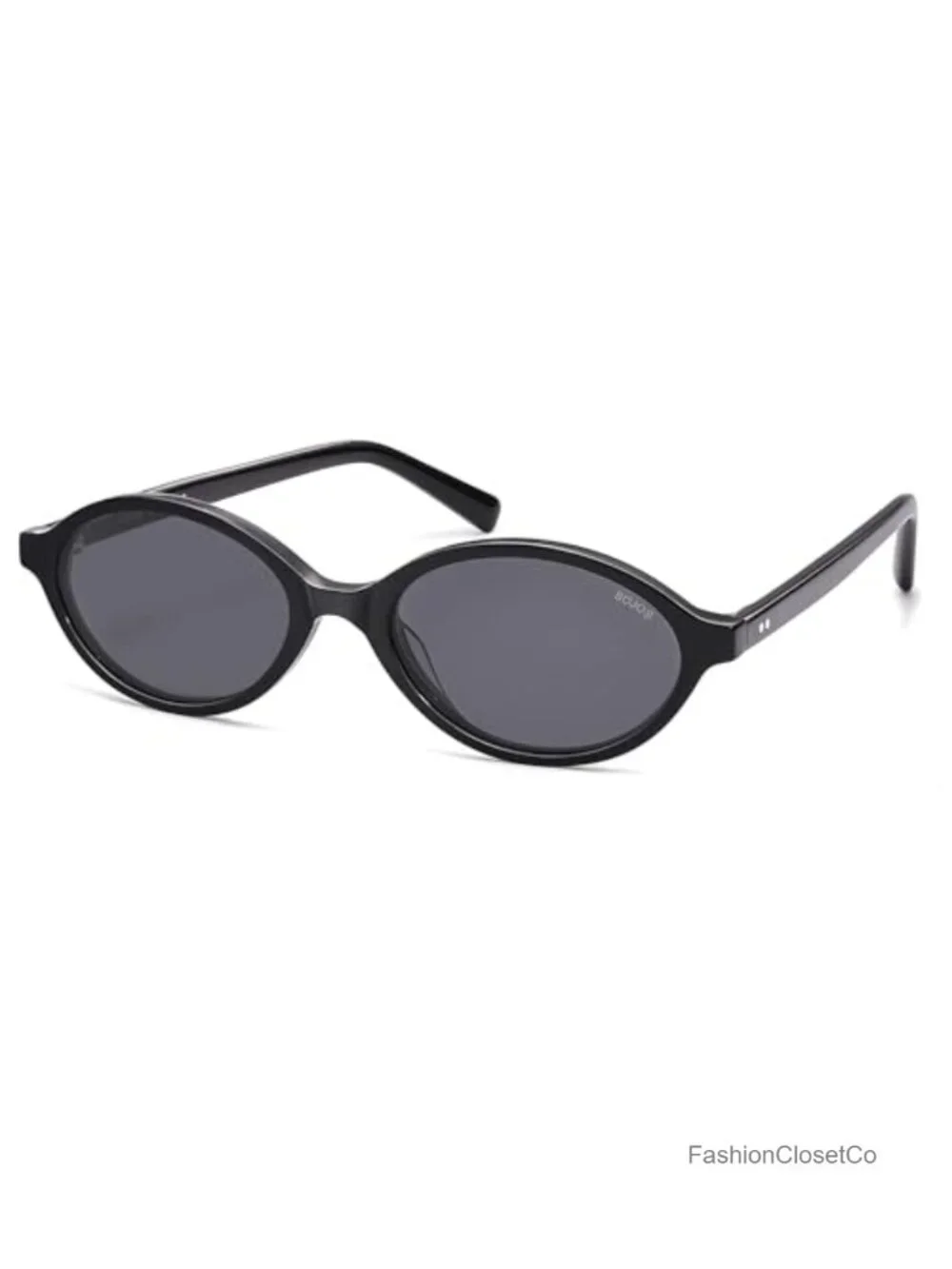 Handmade Acetate Polarized Oval Sunglasses Narrow Face Retro Y2K Lightweight